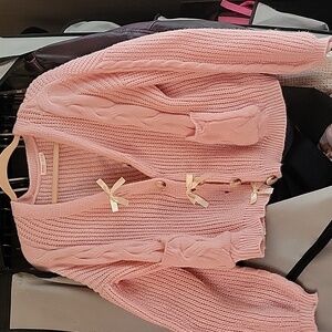 ROMWE Pink Cardigan M